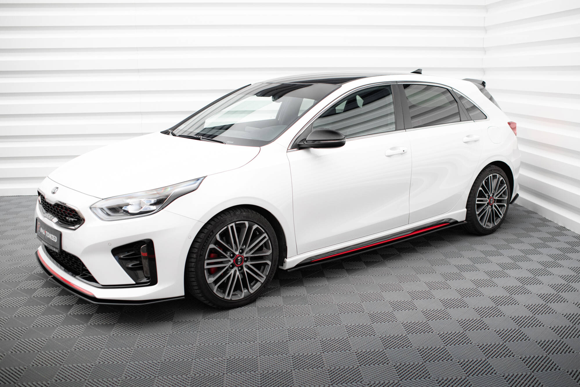 STREET PRO SIDE SKIRTS DIFFUSERS SUITABLE FOR KIA CEED GT MK3 / PROCEED MK1 – MAXTON DESIGN - 5