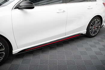 STREET PRO SIDE SKIRTS DIFFUSERS SUITABLE FOR KIA CEED GT MK3 / PROCEED MK1 – MAXTON DESIGN