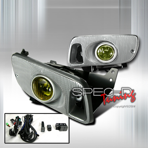 HONDA CIVIC 92-95 4D OEM FOGLIGHTS YELLOW