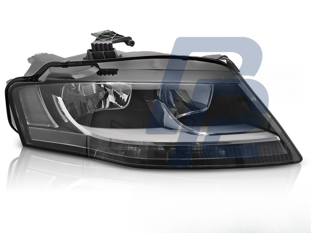 Headlight Black Right Side TYC for Audi A4 B8 2008–2011 - 3