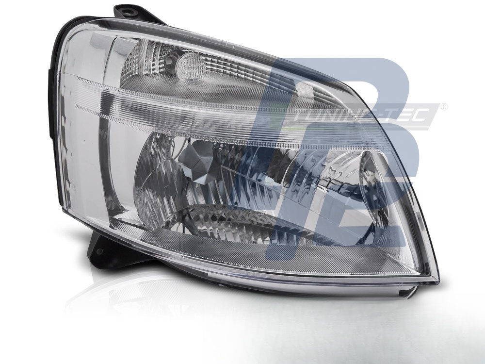 Headlight Chrome Right Side TYC for Citroen Berlingo Peugeot Partner 2002–2010 - 4