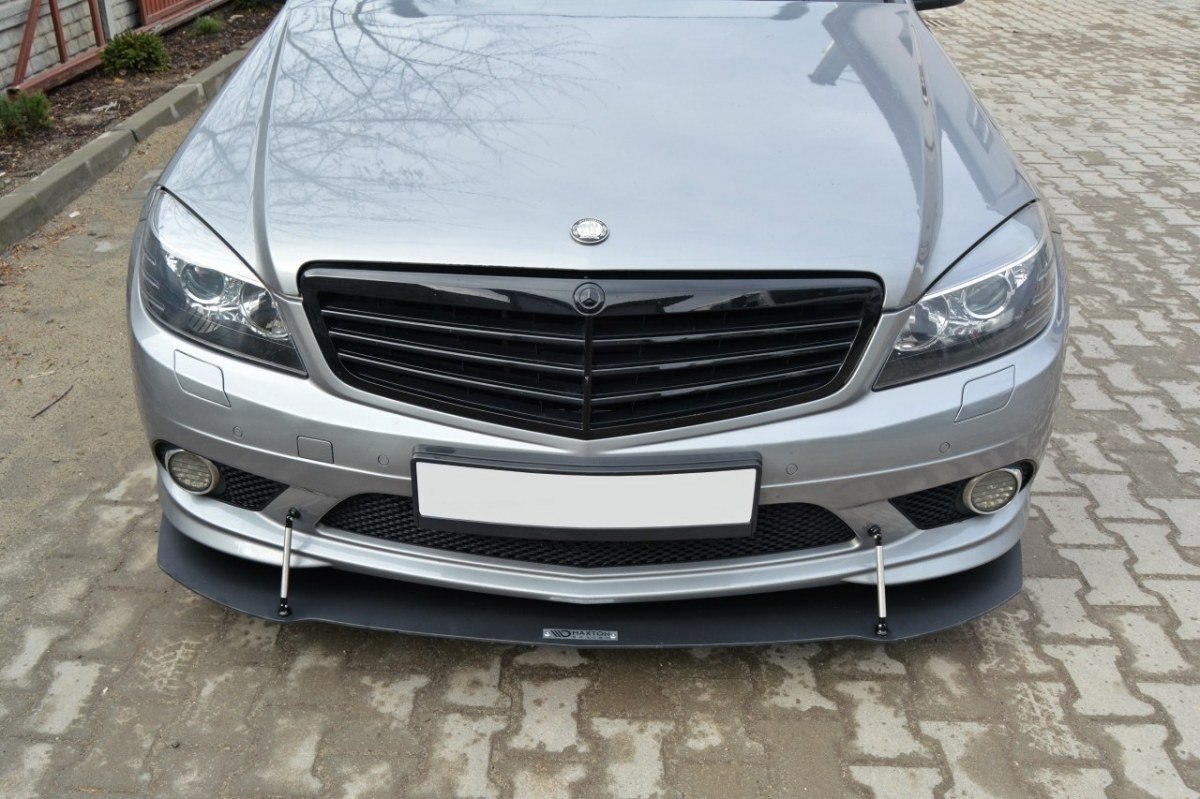 FRONT RACING SPLITTER MERCEDES C W204 AMG-LINE (PREFACE) - 2
