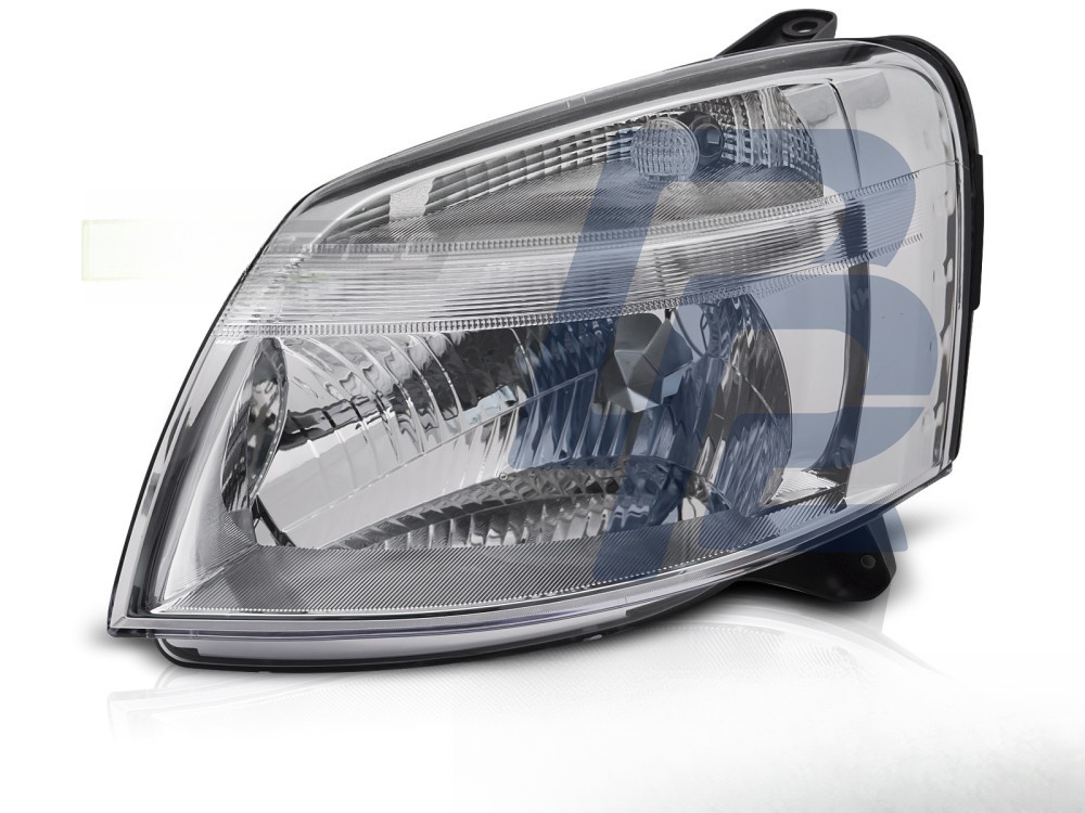 Headlight Chrome Left Side TYC for Citroen Berlingo Peugeot Partner 2002–2010 - 3