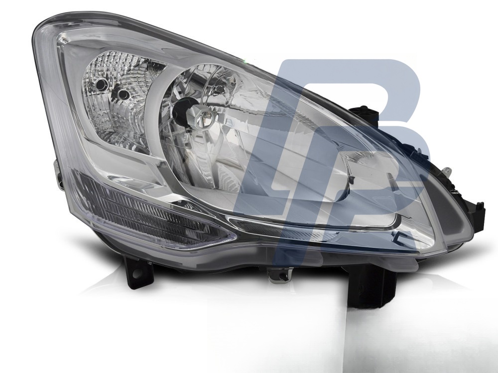Headlight Chrome Right Side TYC for Citroen Berlingo 2008–2012 - 2