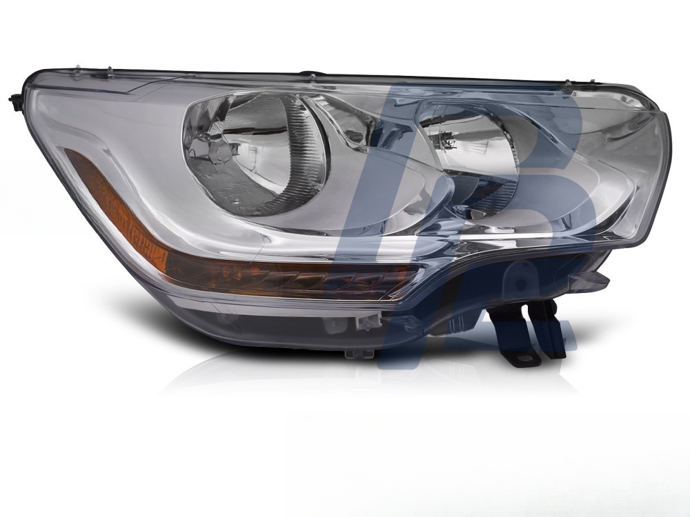 Headlight Chrome Right Side TYC for Citroen C4 2010–2015 - 2
