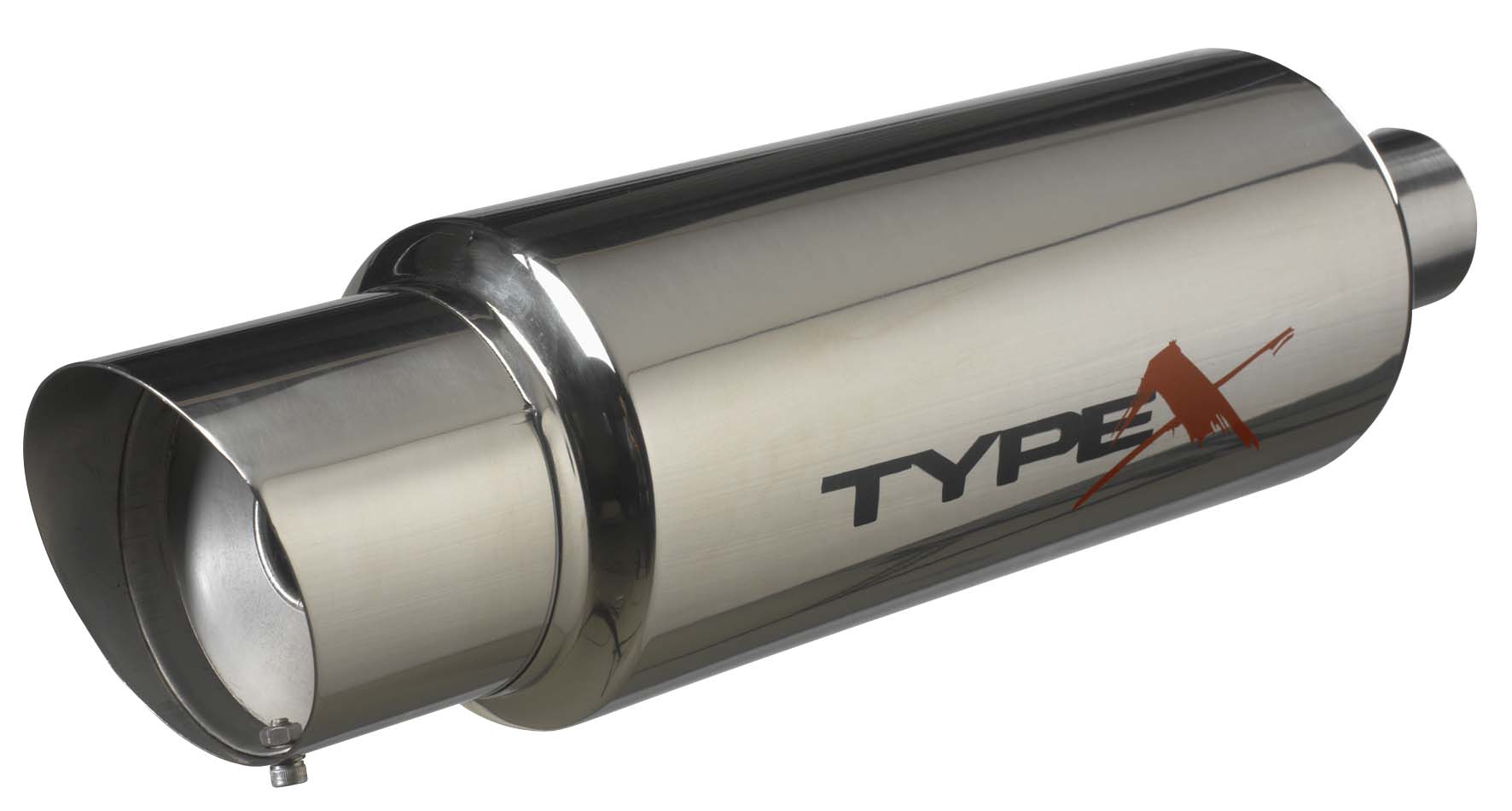 UNIVERSAL STAINLESS STEEL MUFFLER APEXI STYLE 6 INCH [TX]