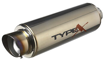 UNIVERSAL STAINLESS STEEL MUFFLER APEXI TITANIUM TIP [TX]
