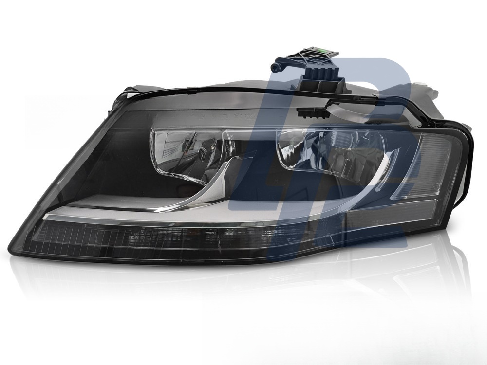 Headlight Black Left Side TYC for Audi A4 B8 2008–2011 - 3