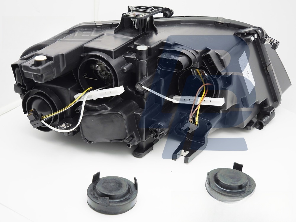 Headlight Black Left Side TYC for Audi A4 B8 2008–2011 - 5