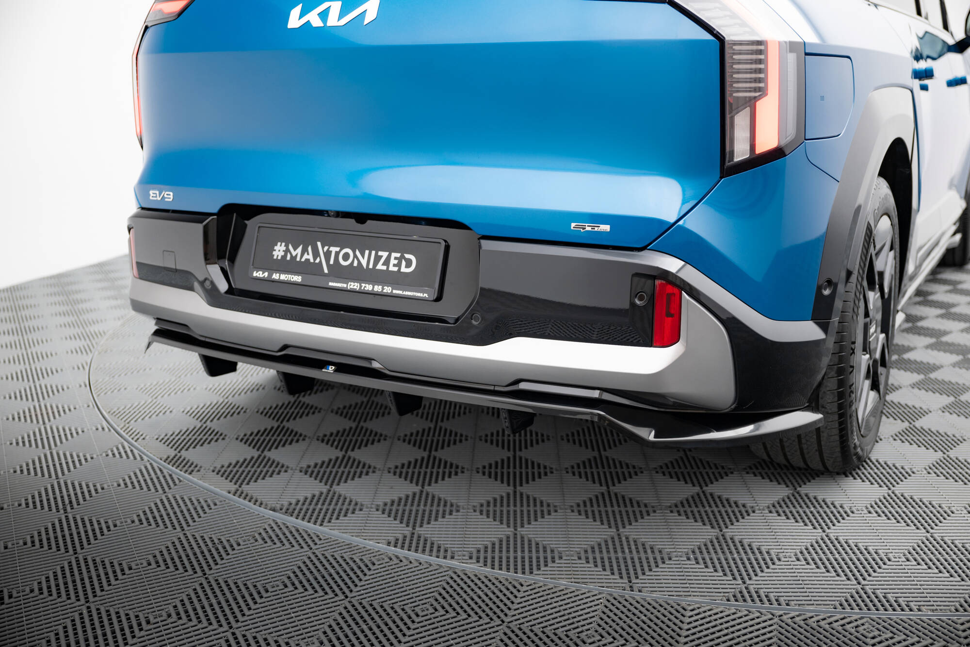 Rear Splitter (Vertical Bars) Kia EV9 GT-Line Mk1 - 4