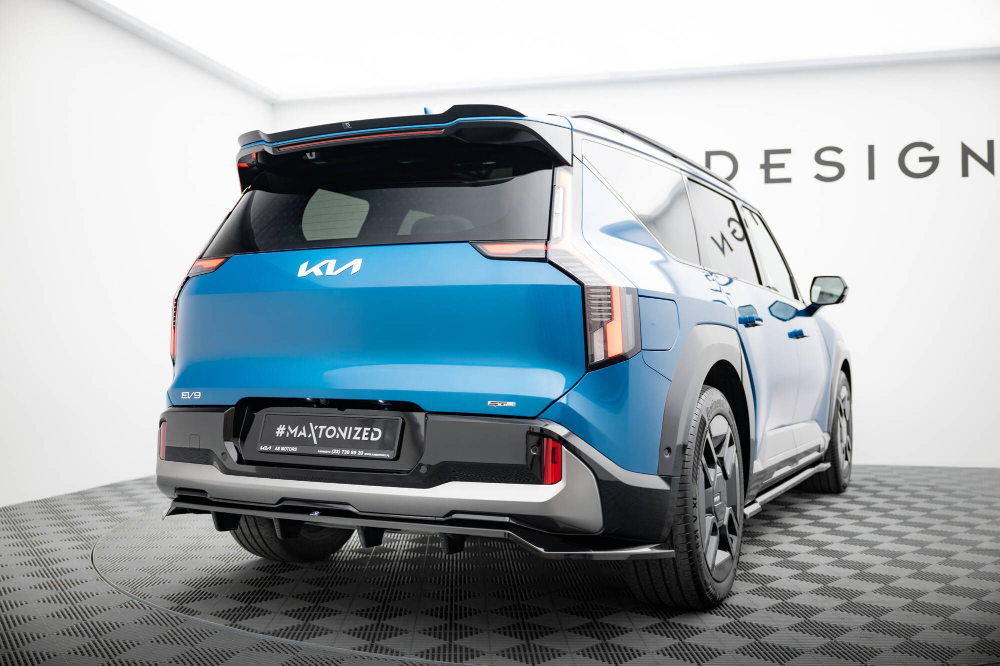 Rear Splitter (Vertical Bars) Kia EV9 GT-Line Mk1 - 2