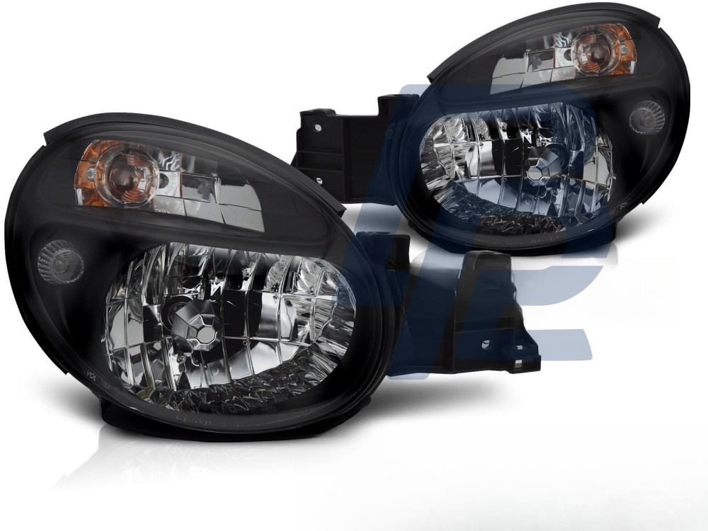 Headlights for Subaru Impreza II Gd 2000–2003 Black - 3