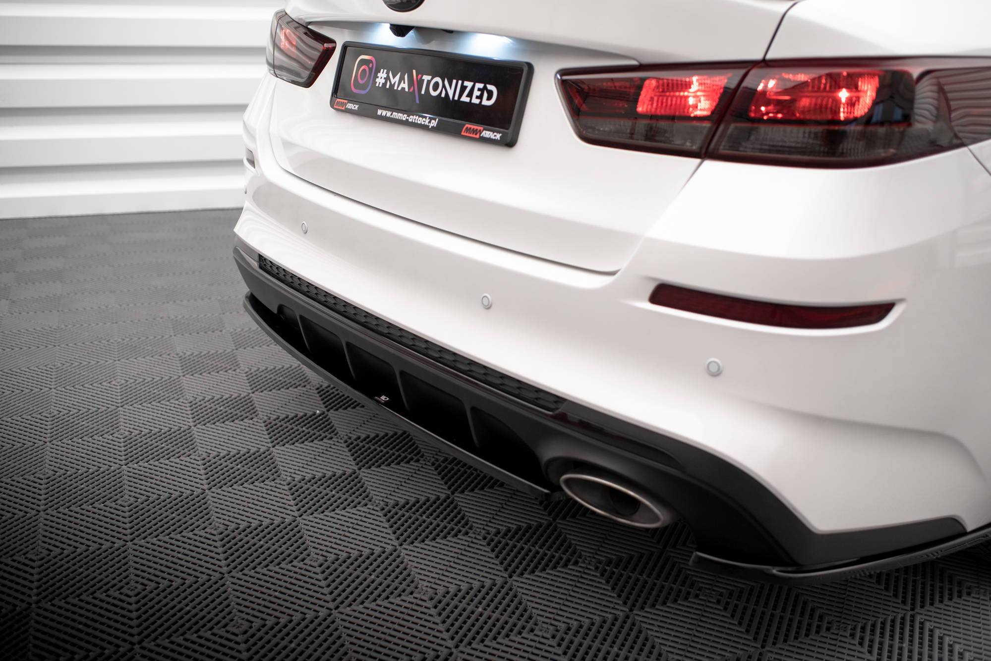 Rear Side Splitters V.1 Kia Optima Mk4 Facelift - 4