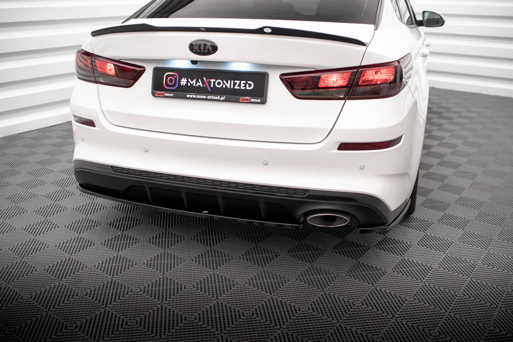 Rear Side Splitters V.1 Kia Optima Mk4 Facelift - 2