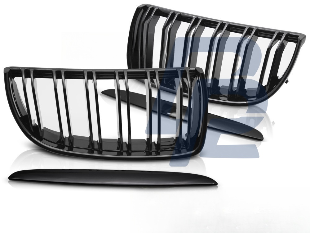 Grille Sport Gloss Black for BMW E90 E91 2005–2008 - 6