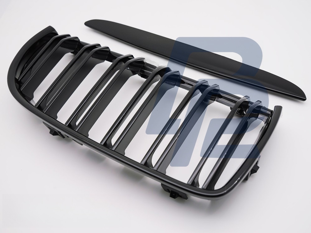 Grille Sport Gloss Black for BMW E90 E91 2005–2008 - 2
