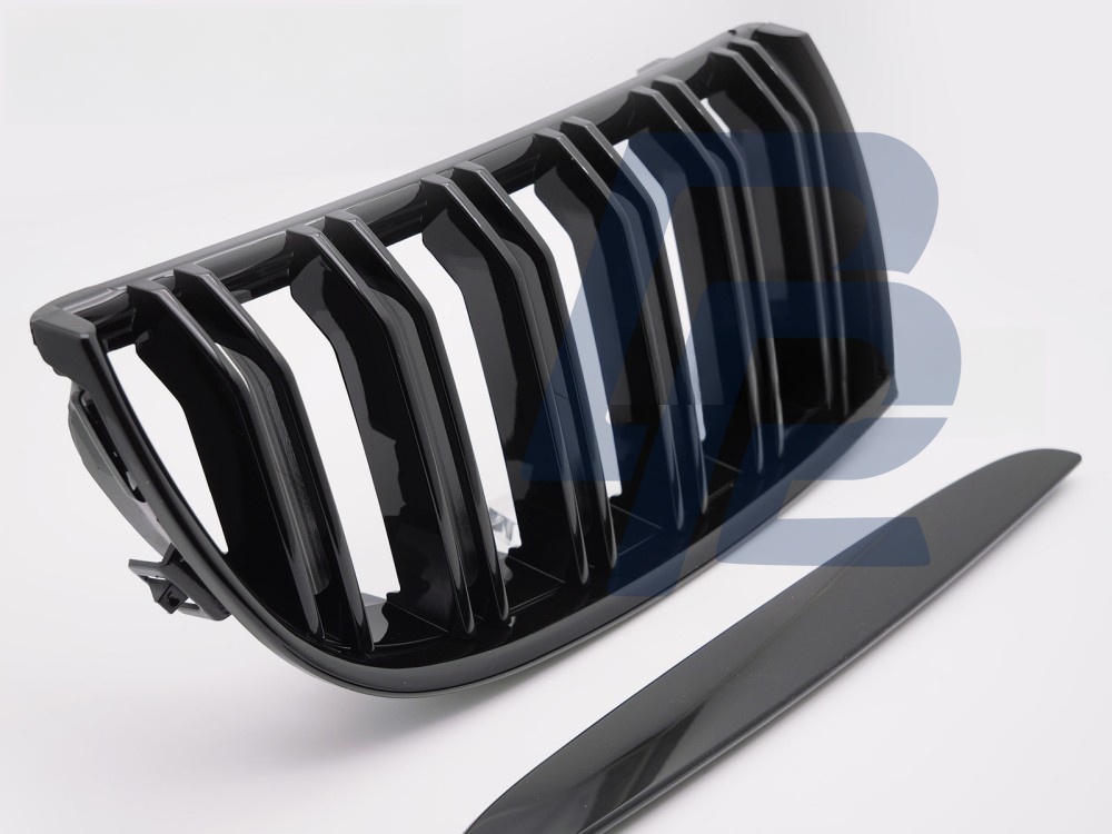 Grille Sport Gloss Black for BMW E90 E91 2005–2008 - 4