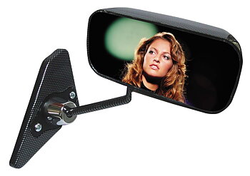 UNIVERSAL F1-LOOK MIRRORS MANUAL CARBONLOOK (EXCL. ADAPTERS)