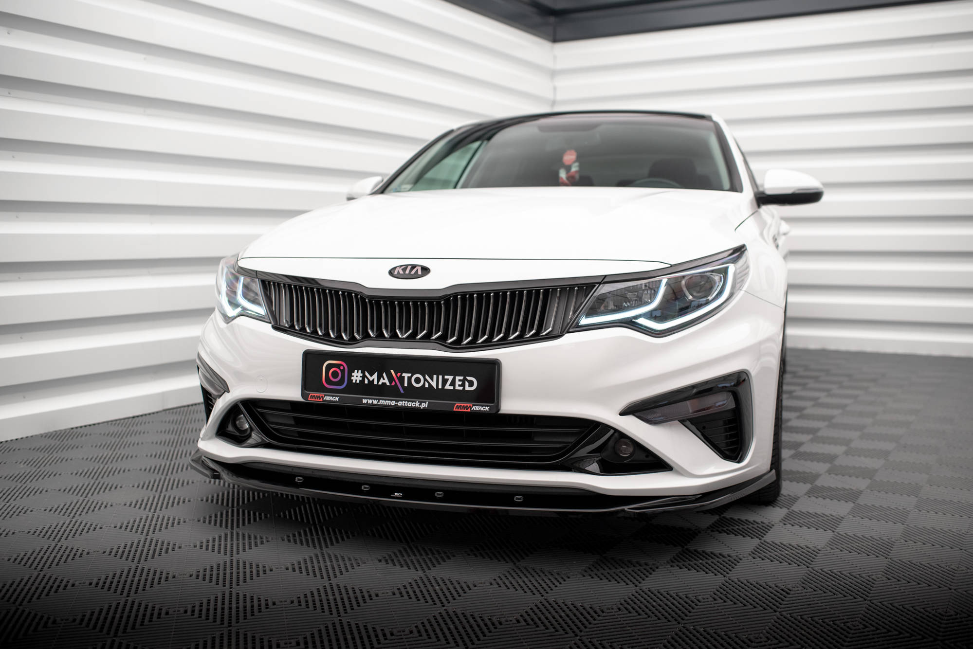 Front Splitter V.2 Kia Optima Mk4 Facelift - 4