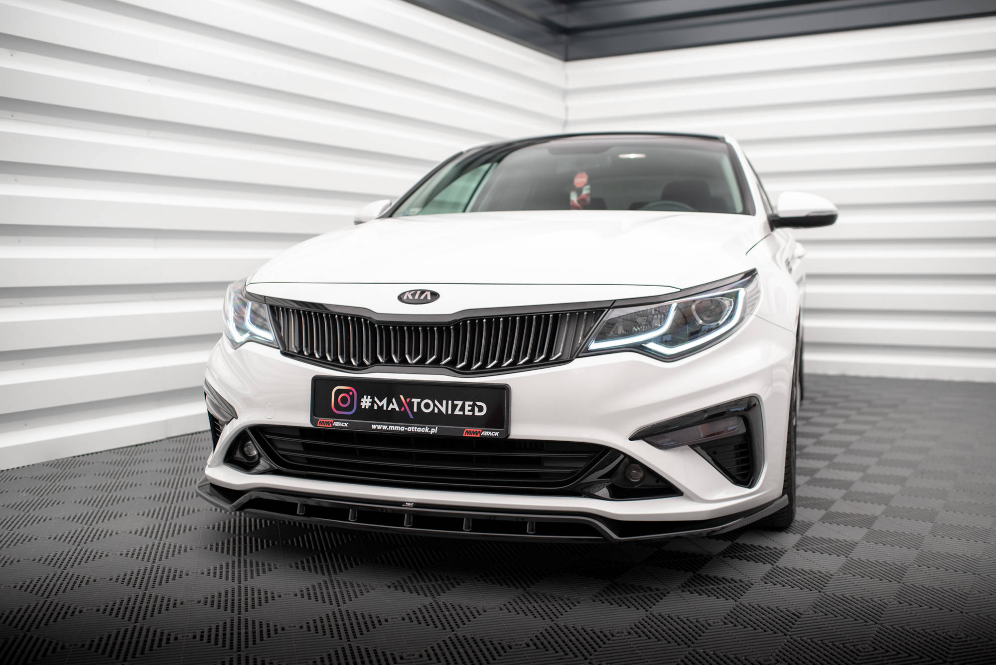 Front Splitter V.1 Kia Optima Mk4 Facelift - 4