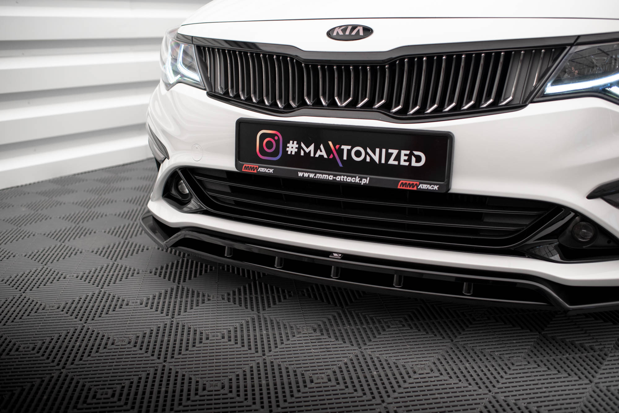 Front Splitter V.1 Kia Optima Mk4 Facelift - 3