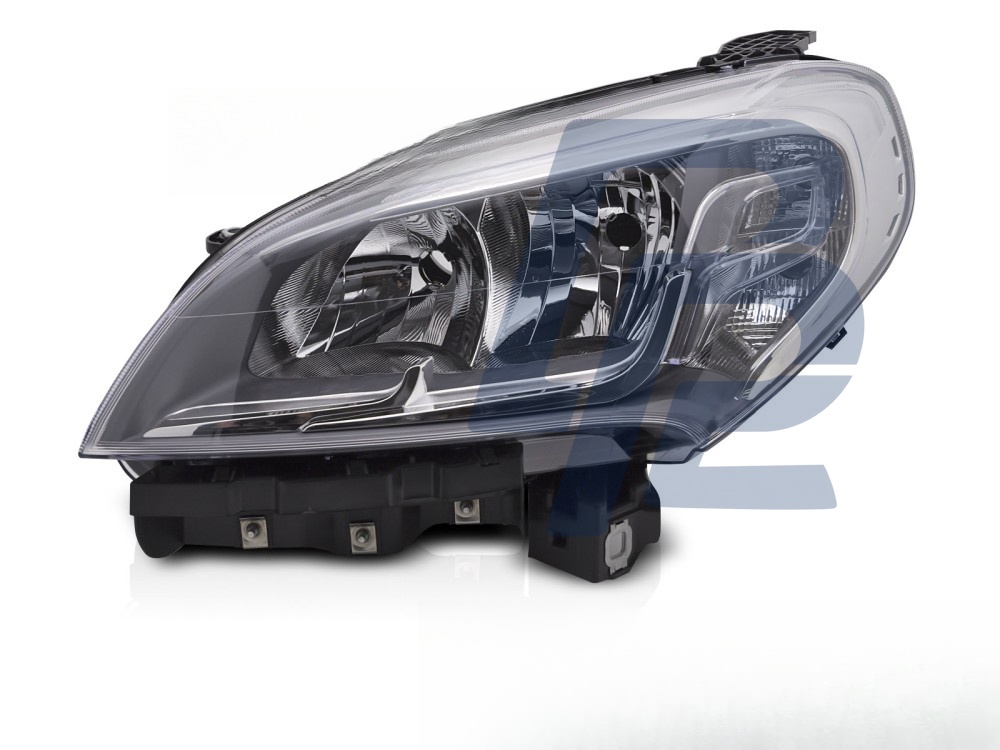 Left Headlight Chrome TYC for Fiat Doblo 2014–2022 - 2