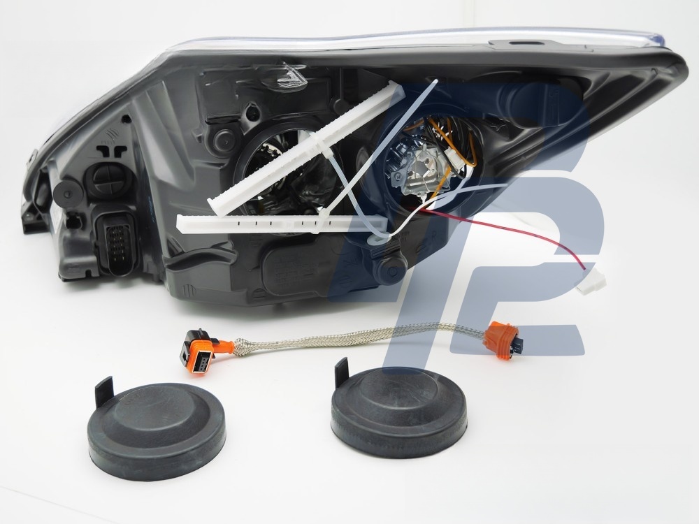 Xenon Headlight Black Right Side TYC for Ford Focus MK2 2008–2010 - 5