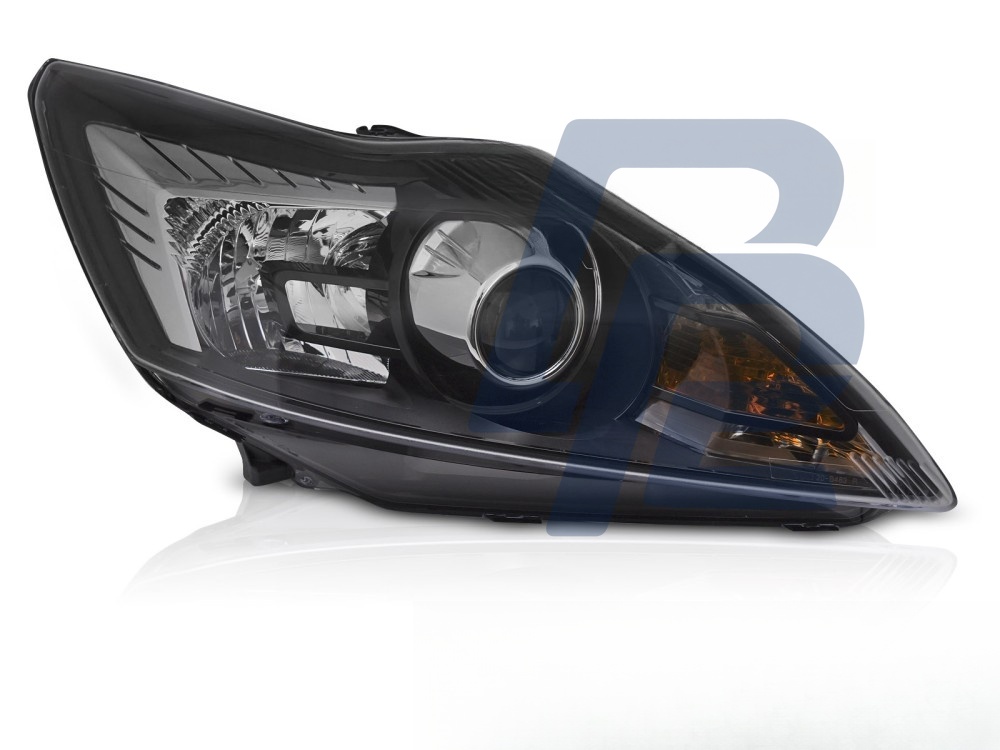 Xenon Headlight Black Right Side TYC for Ford Focus MK2 2008–2010 - 4
