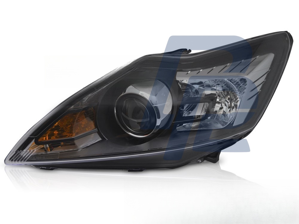 Headlight AFS Black Left Side TYC for Ford Focus MK2 2008–2010 - 3