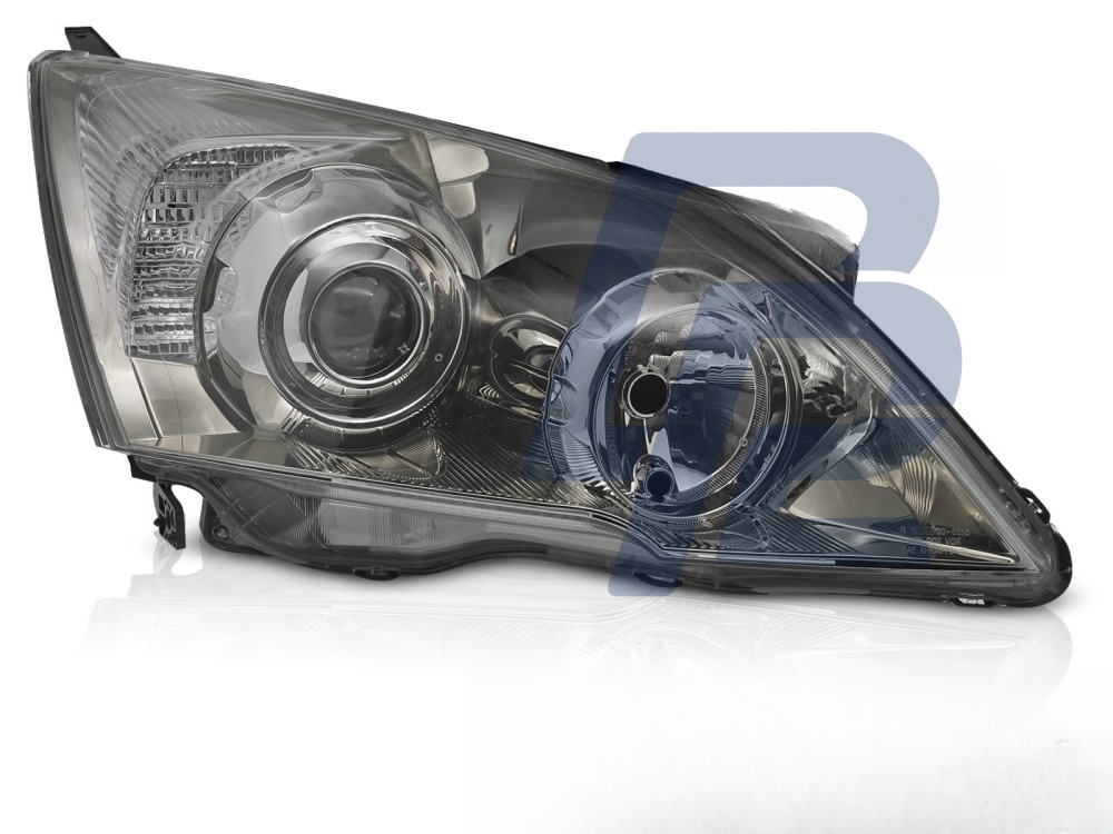 Headlight Smoked Chrome Right Side TYC for Honda CR-V III 2006–2012 - 3