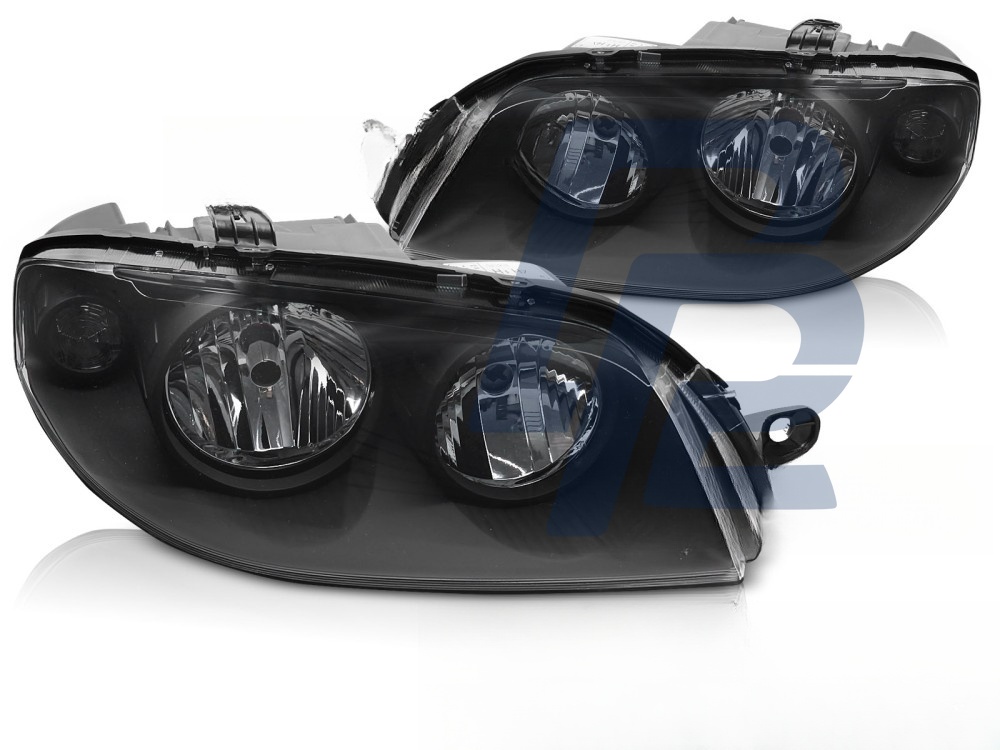 Headlights Black TYC for Fiat Punto 2 Fl 2003–2007 - 2