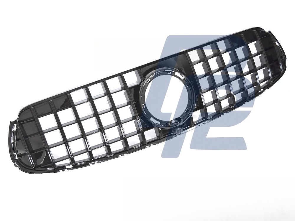 Grille Sport Gloss Black for Mercedes W253 2019–2022 - 3