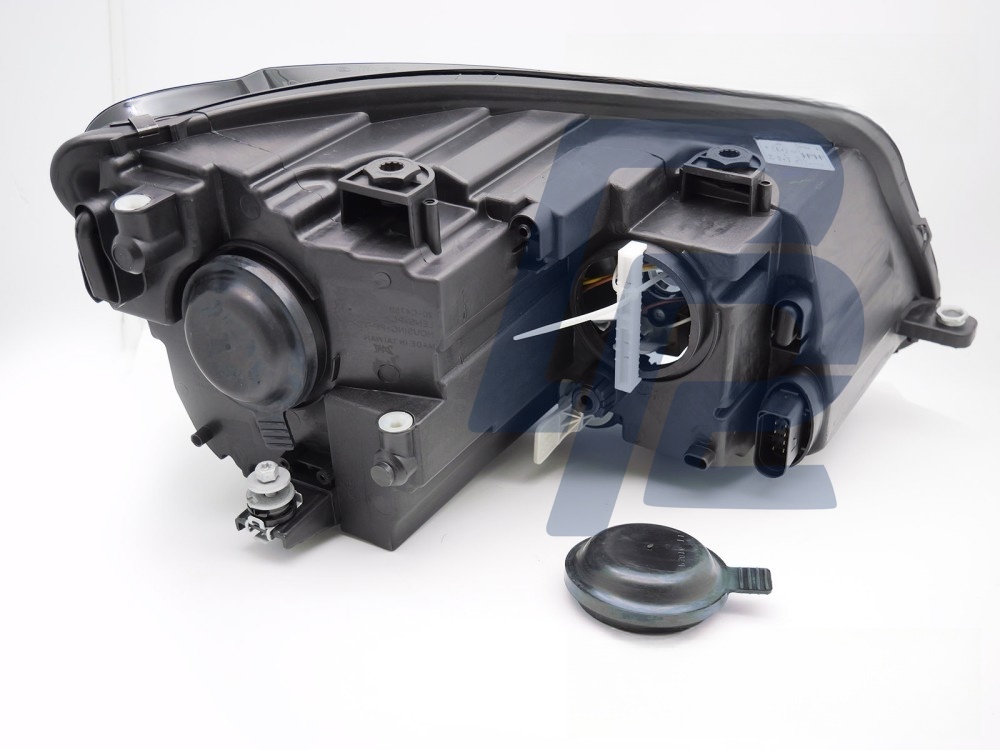 Headlight Black Left Side H7 TYC for VW Caddy Touran 2011–2014 - 3