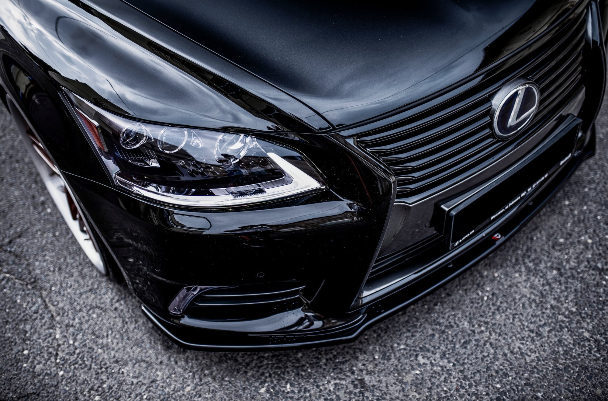 Front Splitter Lexus LS MK4 Facelift (2012-2017) - 2
