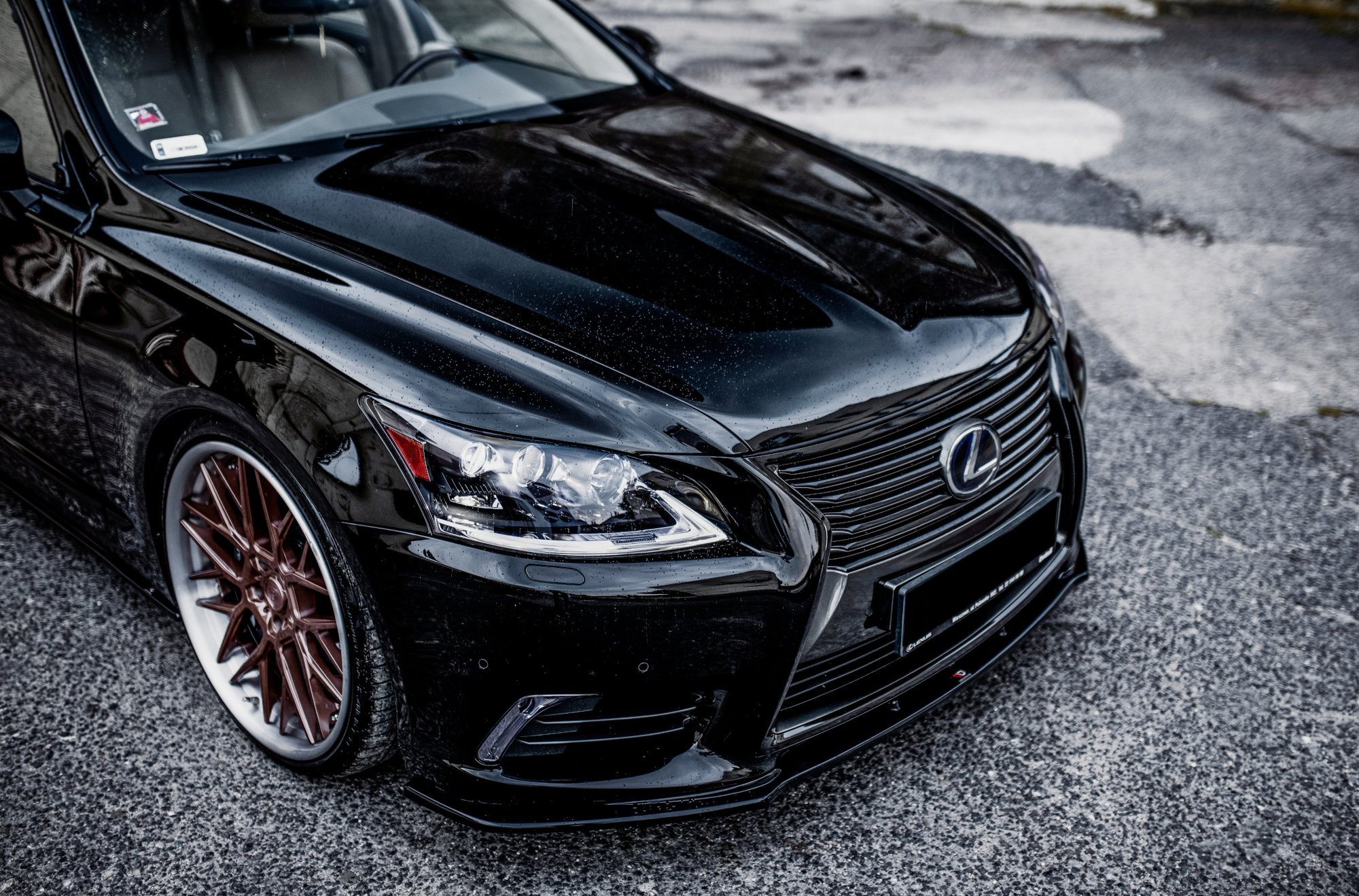 Front Splitter Lexus LS MK4 Facelift (2012-2017) - 7