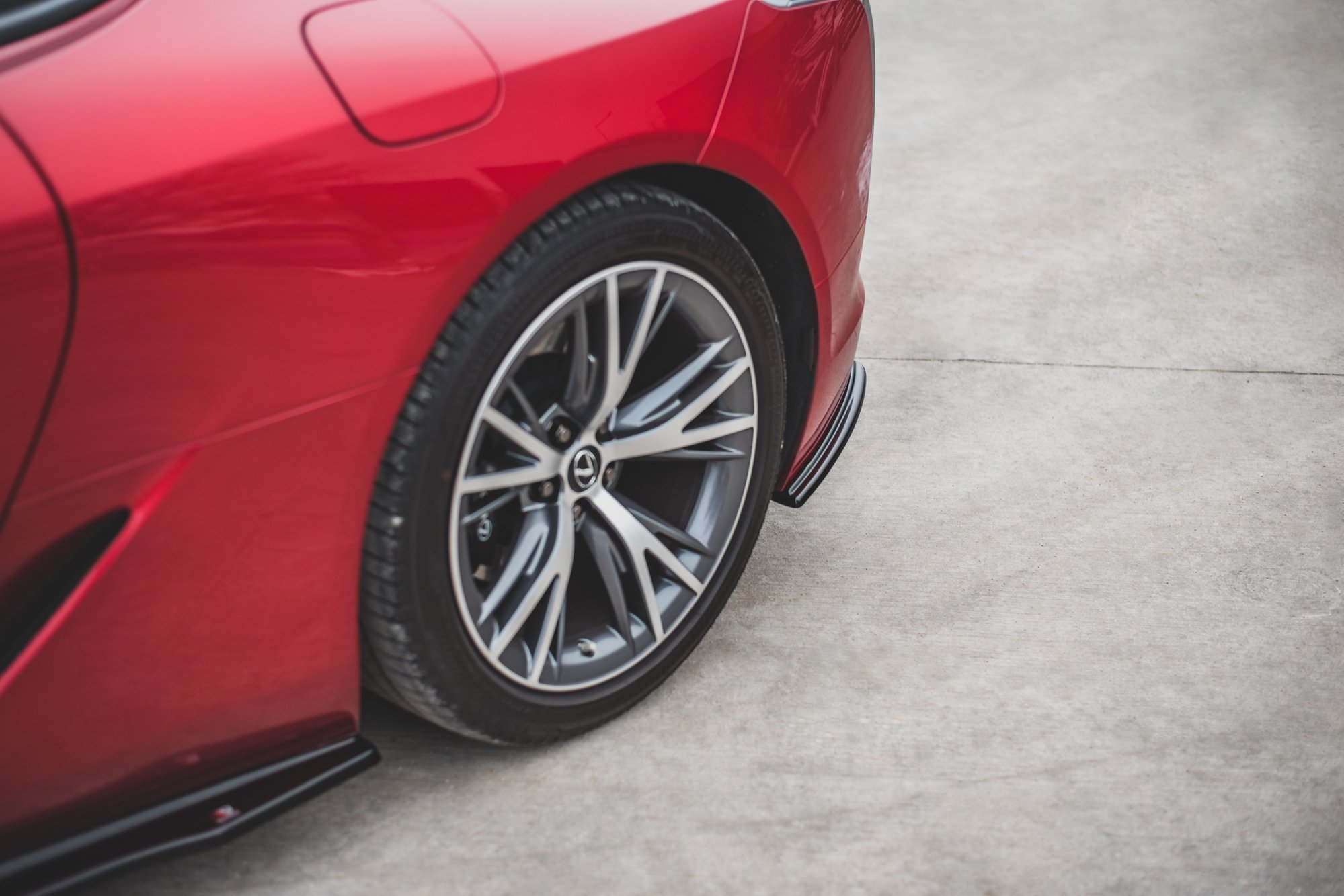 Rear Side Splitters Lexus LC 500 (2017-) - 3