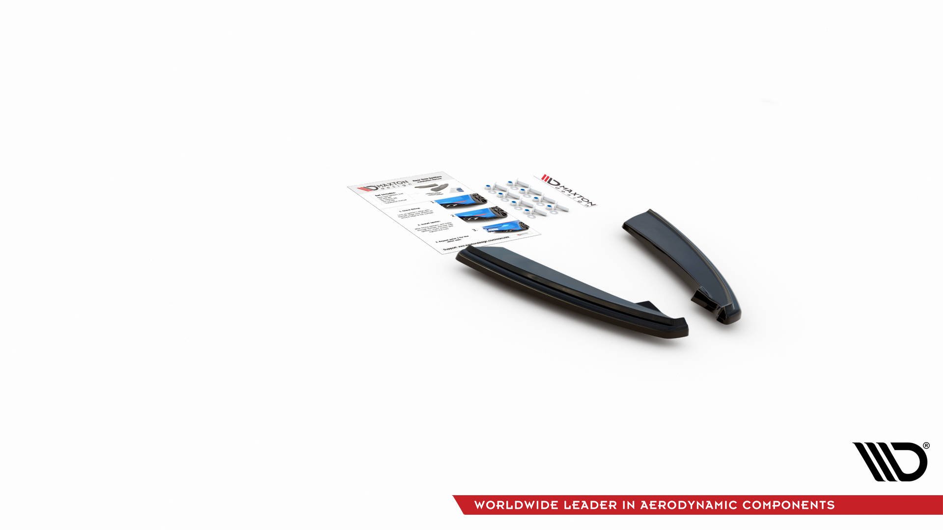Rear Side Splitters Lexus LC 500 (2017-) - 6
