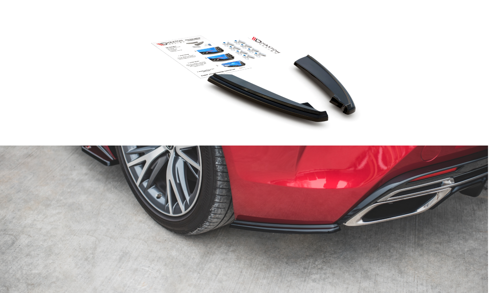 Rear Side Splitters Lexus LC 500 (2017-)