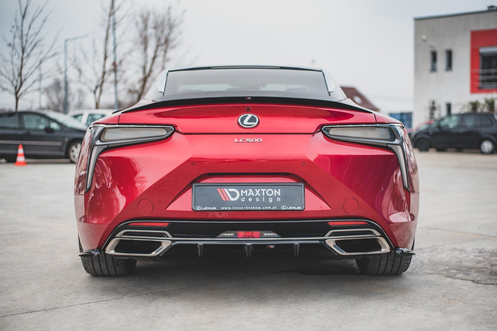 Rear Side Splitters Lexus LC 500 (2017-) - 4