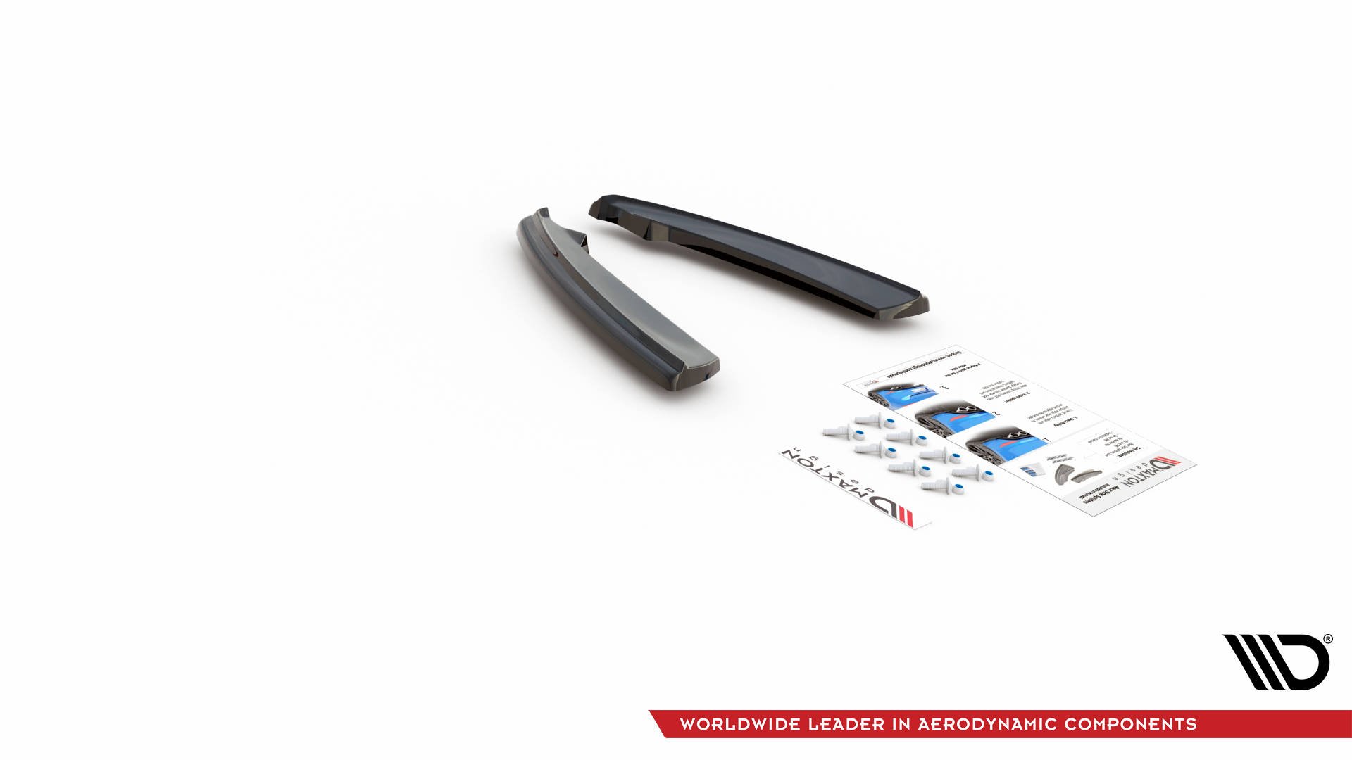 Rear Side Splitters Lexus LC 500 (2017-) - 7