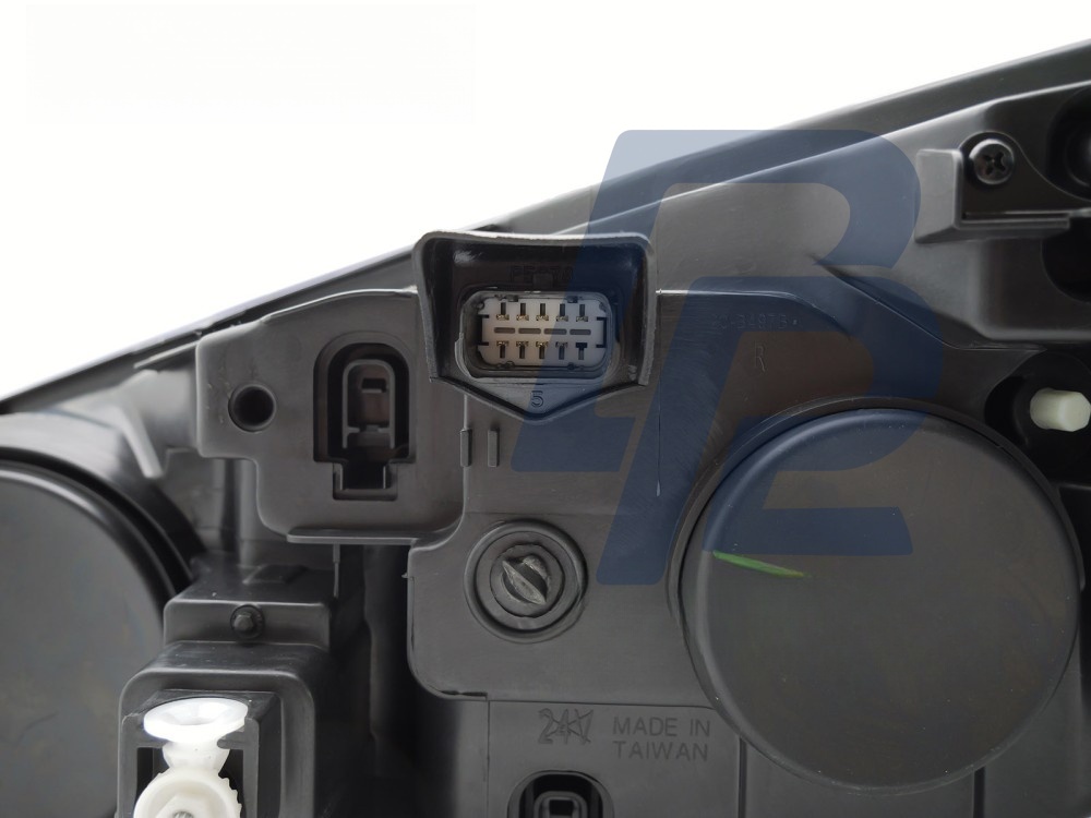 Headlight Chrome LED Right Side TYC for Peugeot 308 2007–2010 - 2