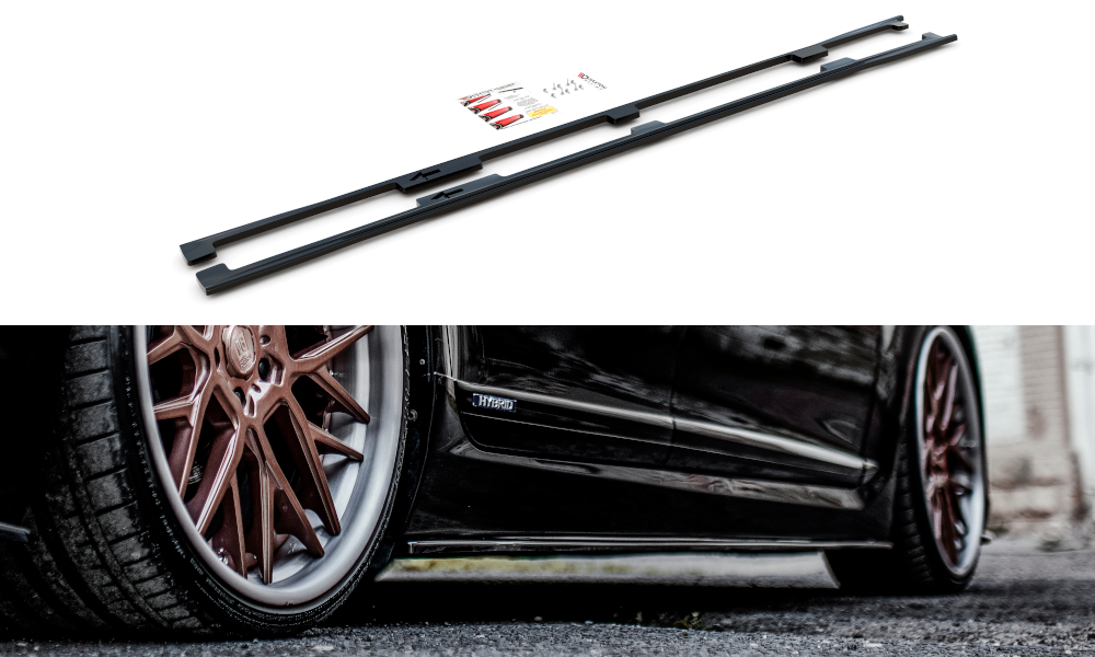 Side Skirts Diffusers Lexus LS Long Wheelbase MK4 Facelift (2012-2017)