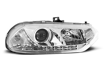 HEADLIGHTS ALFA ROMEO 156 10.97-06.03 DAYLIGHT CHROME