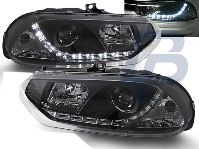 HEADLIGHTS ALFA ROMEO 156 10.97-06.03 DAYLIGHT BLACK - 2