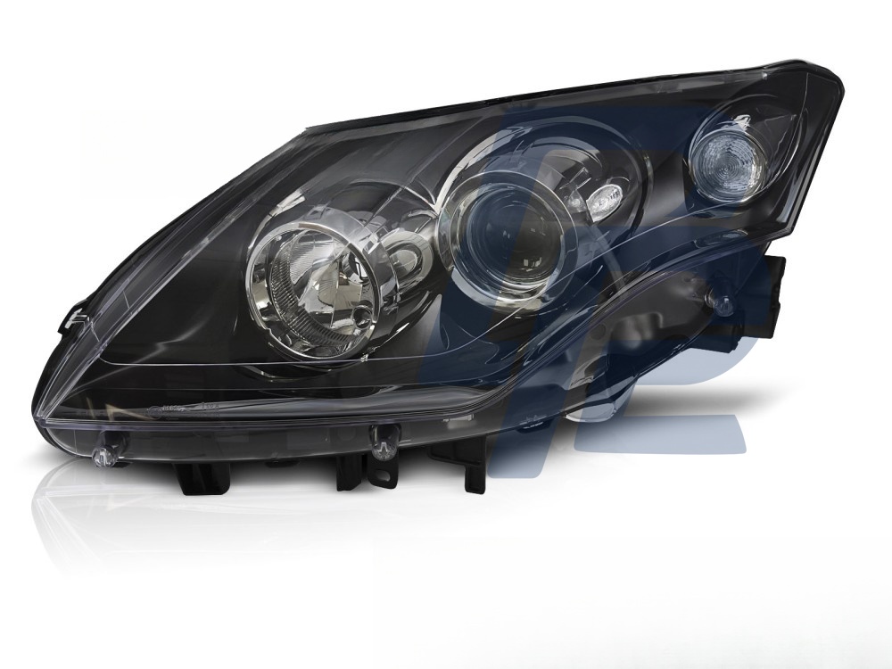 Headlight Black Left Side TYC for Renault Laguna III 2007–2011 - 4