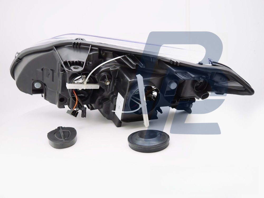 Headlight Black Right Side TYC for Renault Laguna III 2007–2011 - 4