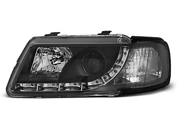 HEADLIGHTS AUDI A3 8L 08.96-08.00 DAYLIGHT BLACK