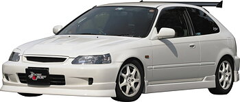 HONDA CIVIC 96-00 3D CHARGESPEED SIDESKIRTS