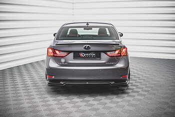 Central Rear Splitter (Vertical Bars) Lexus GS F Sport Hybrid Mk4 (L10) (2012-2015)