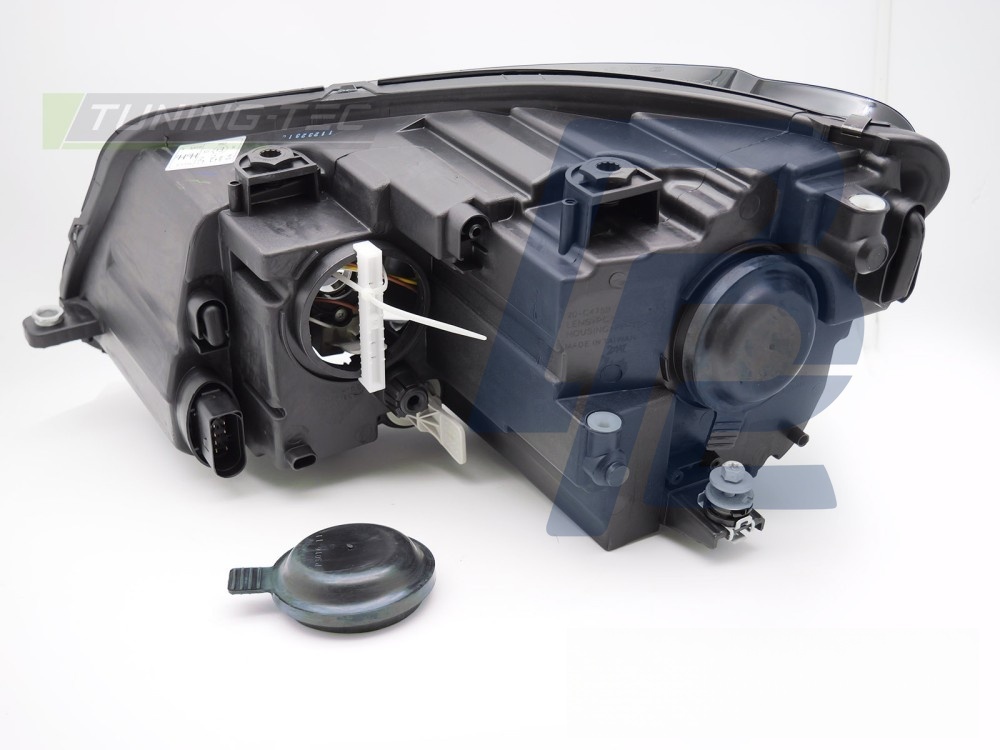 Headlight Black Right Side H7 TYC for VW Caddy Touran 2011–2014 - 4